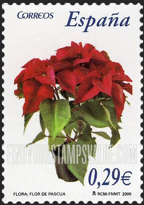 FindYourStampsValue: Poinsettia