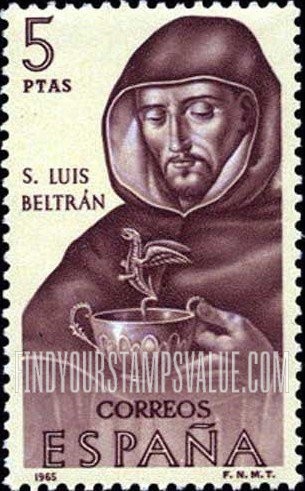 FindYourStampsValue: Builders of the New World: St. Luis Beltran