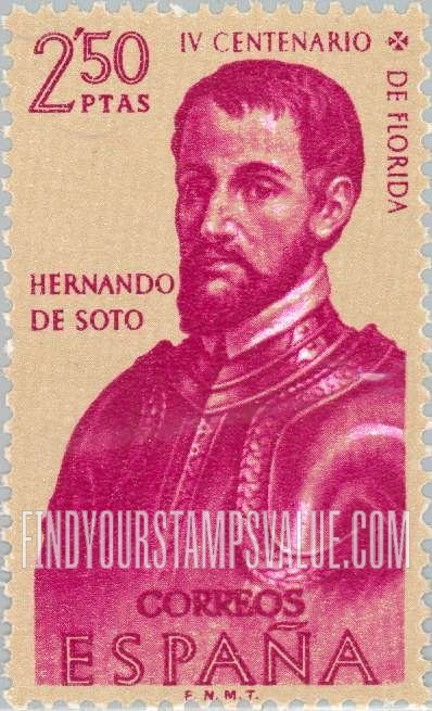 FindYourStampsValue: Hernando de Soto