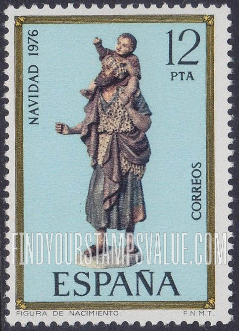 FindYourStampsValue: St. Christopher Carrying Christ Child