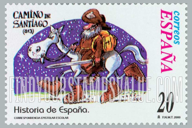 FindYourStampsValue: Letter Writing Type of 1998: Discovery of alleged tomb of St. James, 813