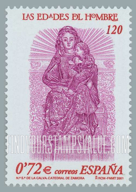 FindYourStampsValue: “Age of Man” Exhibition: Our Lady of La Calva