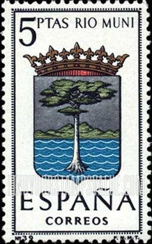 FindYourStampsValue: Provincial Arms Issue: Rio Muni
