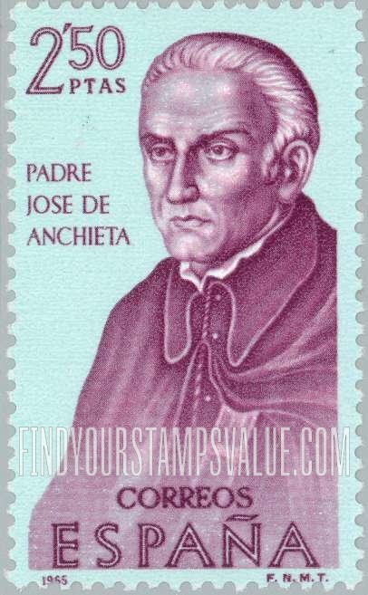 FindYourStampsValue: Builders of the New World: Father José de Anchieta