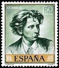 FindYourStampsValue: Mariano Fortuny, Self-portrait