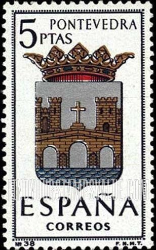 FindYourStampsValue: Provincial Arms Issue: Pontevedra