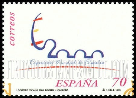 FindYourStampsValue: Carthusian Horse Type of 1998: Espana International Philatelic Exhibition emblem