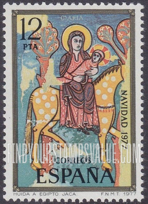 FindYourStampsValue: Christmas: Flight into Egypt