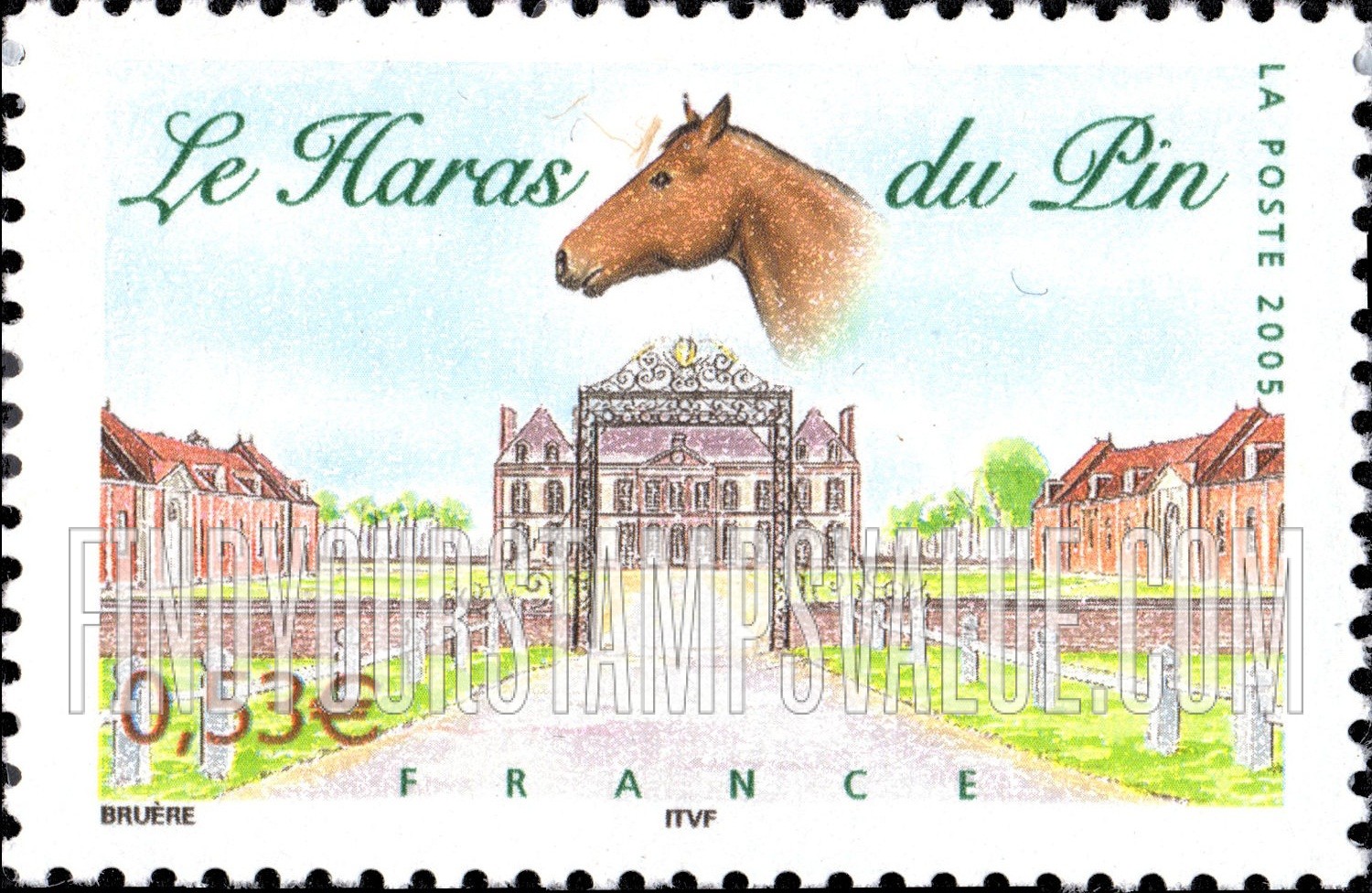 FindYourStampsValue: Haras du Pin National Stud Farm