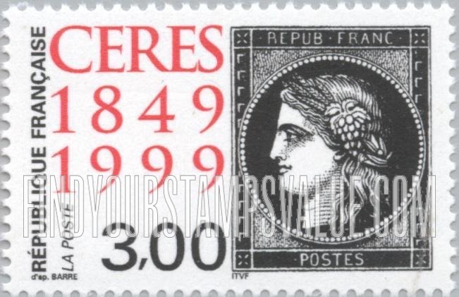 FindYourStampsValue: French Postage Stamps, 150th Anniversary