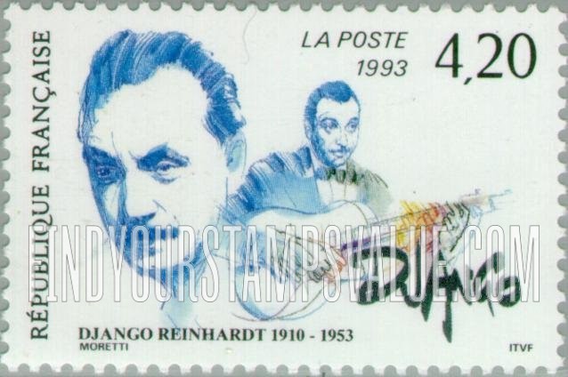 FindYourStampsValue: Django Reinhardt (1910-1953), Musician