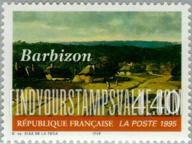 FindYourStampsValue: Tourism Series: Barbizon, Home of Landscape Artists