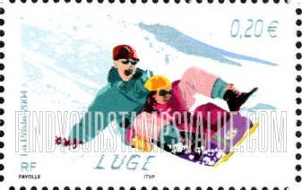 FindYourStampsValue: Extreme Sports: Luge