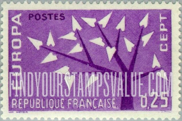FindYourStampsValue: Europa Issue, 1962