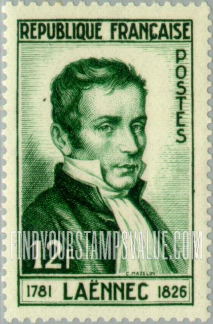 FindYourStampsValue: Dr. René Laennec