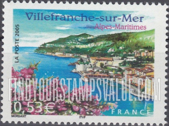 FindYourStampsValue: Tourism Issue: Villefranche-sur-Mer