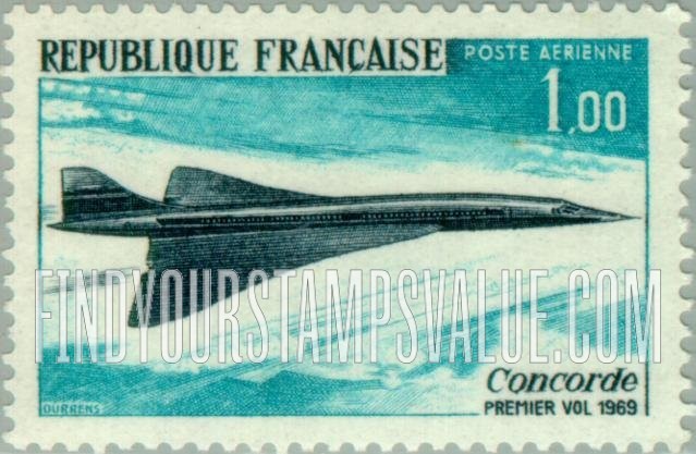 FindYourStampsValue: AIR POST - Concorde