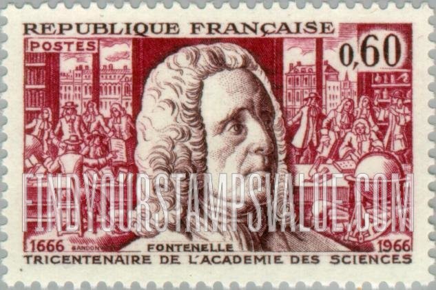 FindYourStampsValue: Bernard Le Bovier de Fontenelle and 1666 Meeting Room