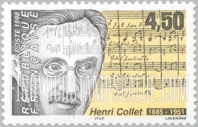 FindYourStampsValue: Henri Collet (1885-1951), Composer