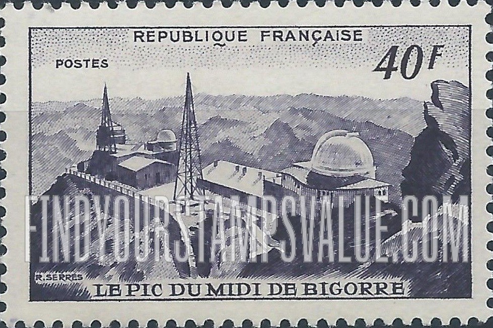 FindYourStampsValue: Observatory, Pic du Midi