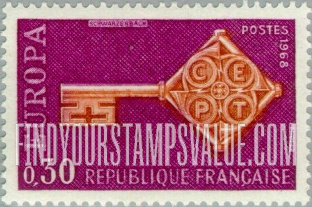 FindYourStampsValue: Europa Issue, 1968