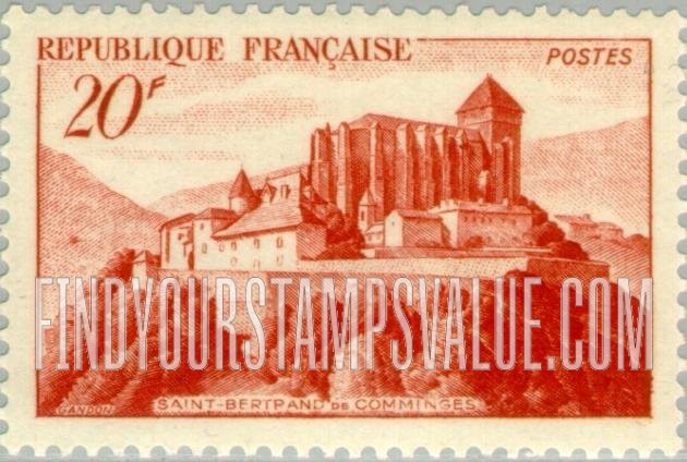 FindYourStampsValue: Abbey of St. Bertrand de Comminges