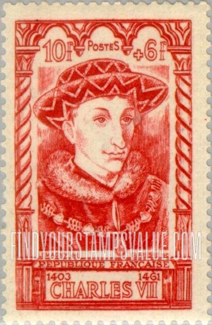 FindYourStampsValue: SEMI-POSTAL - Charles VII