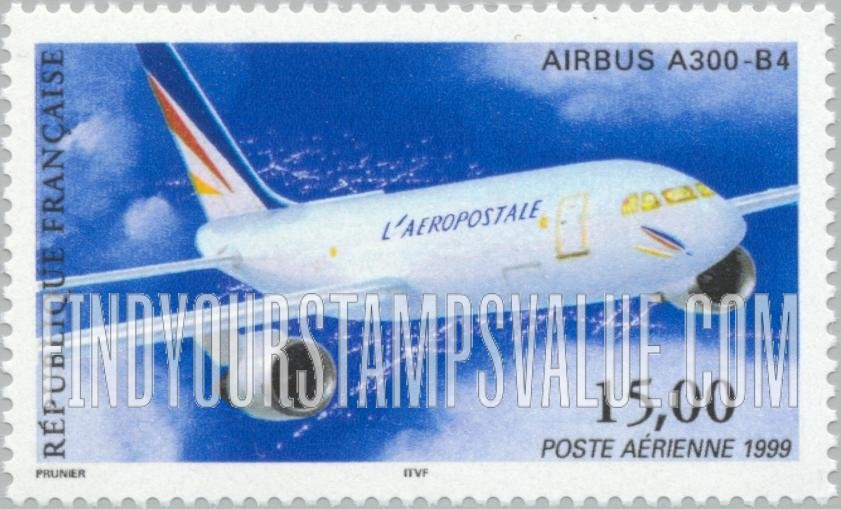 FindYourStampsValue: AIR POST - Airbus A300-B4
