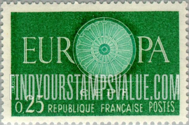 FindYourStampsValue: Europa Issue, 1960