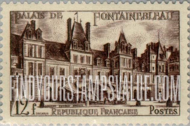 FindYourStampsValue: Palace of Fontainbleau