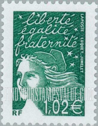 FindYourStampsValue: Marianne (With Euro Denominations)