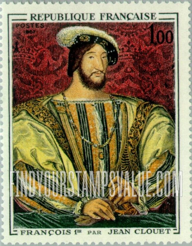 FindYourStampsValue: Francois I by Jean Clouet
