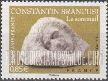 FindYourStampsValue: Sculptures by Constantin Brancusi (1876-1957): Sleep