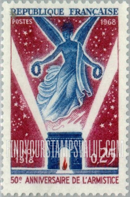 FindYourStampsValue: “Victory” over Arc de Triomphe and Eternal Flame