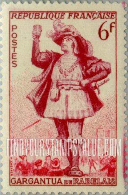 FindYourStampsValue: Gargantua of Francois Rabelais
