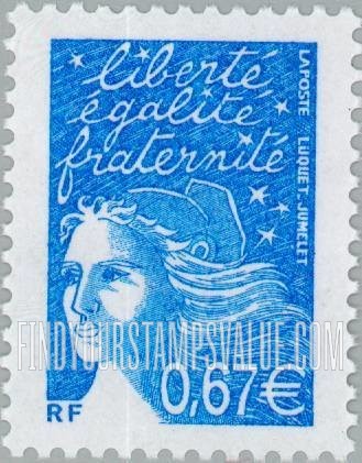 FindYourStampsValue: Marianne (With Euro Denominations)