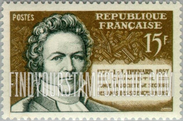 FindYourStampsValue: Louis Jacques Thénard