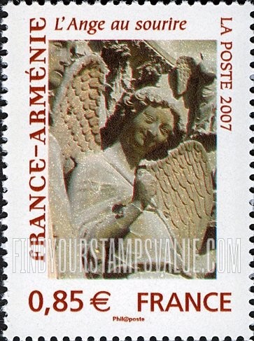 FindYourStampsValue: Religious Art: The Smile of Reims