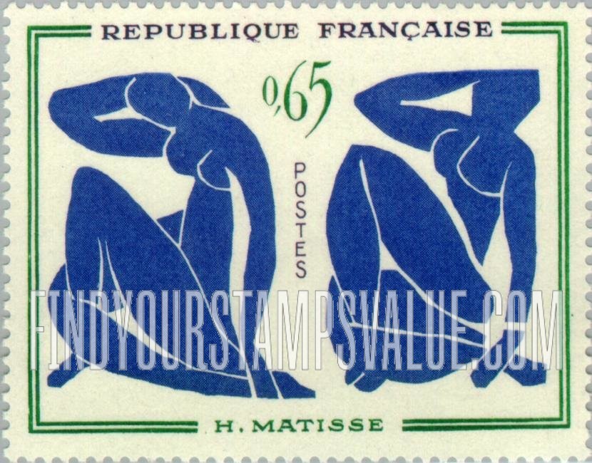 FindYourStampsValue: Blue Nudes, by Matisse