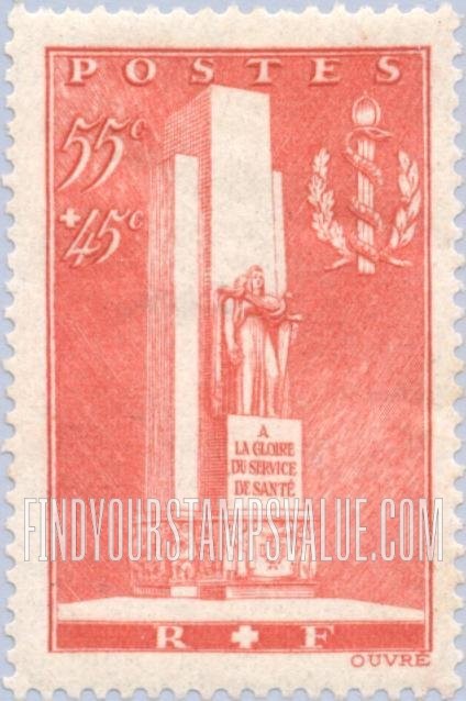 FindYourStampsValue: SEMI-POSTAL - Monument