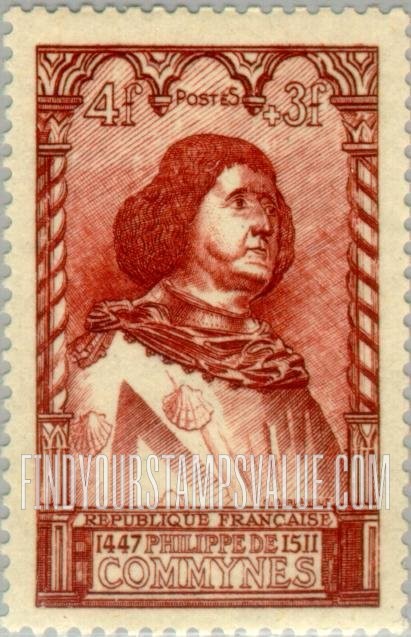 FindYourStampsValue: SEMI-POSTAL - Philippe de Commynes