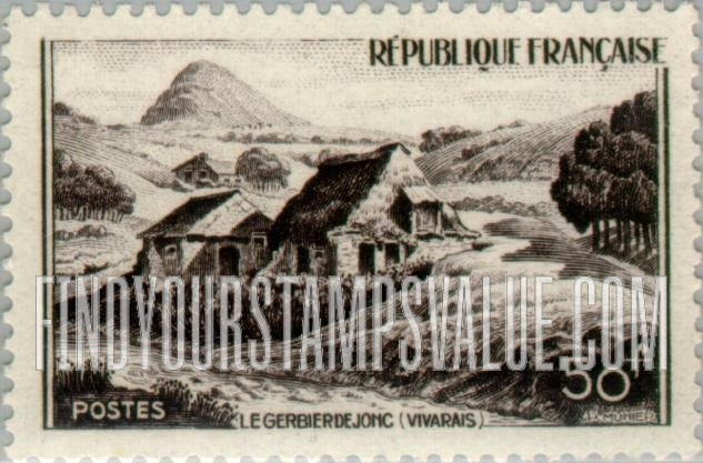 FindYourStampsValue: Mountain Gerbier de Jonc Vivarais