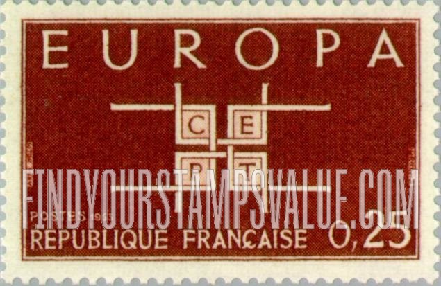FindYourStampsValue: Europa Issue, 1963