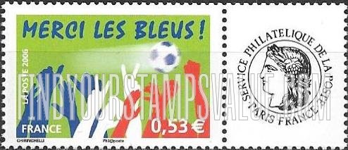 FindYourStampsValue: French Soccer Team’s Second-Place Showing in 2006 World Cup