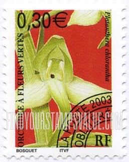FindYourStampsValue: Orchids Type of 2002: Platanthera chlorantha