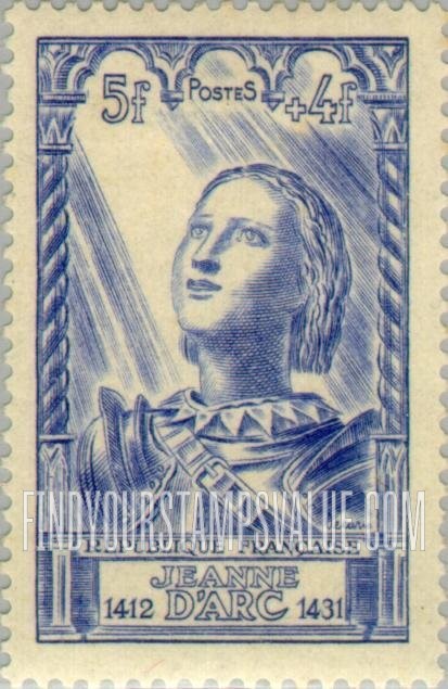 FindYourStampsValue: SEMI-POSTAL - Joan of Arc