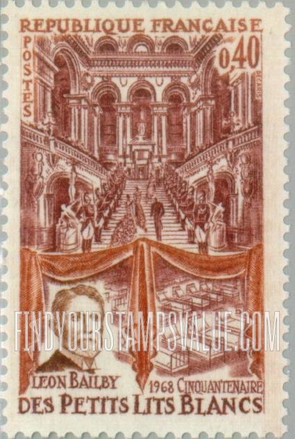FindYourStampsValue: Leon Bailby, Paris Opera Staircase and Hospital Beds