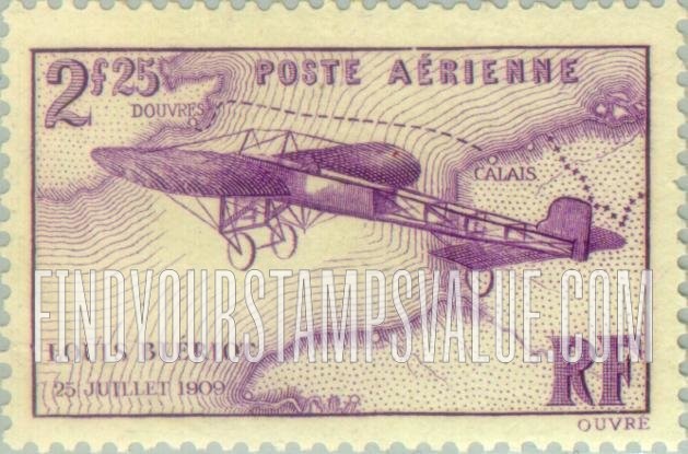 FindYourStampsValue: AIR POST - Blériot’s Monoplane