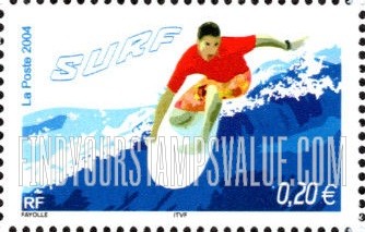 FindYourStampsValue: Extreme Sports: Surfing