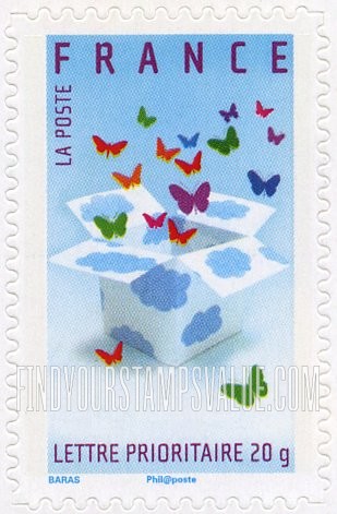FindYourStampsValue: Gift Boxes: Butterflies